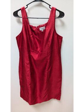 Nicolette Red Sleeveless Cocktail Bodycon Dress